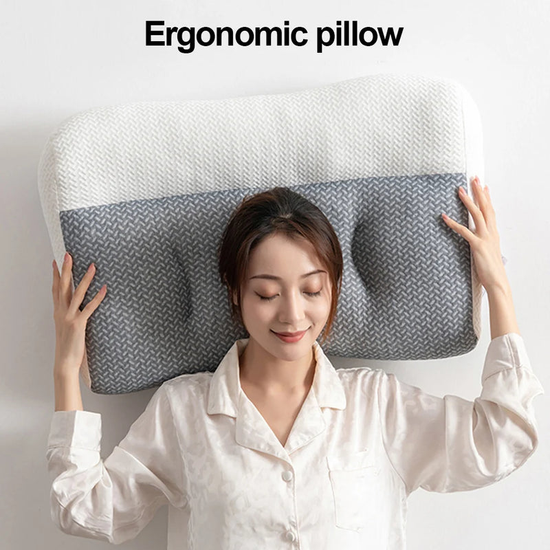 Super Ergonomic Pillow Ergonomic Neck Head Support Protect Pain Relief Spine Orthopedic Sleep Position Cervical Contour Pillow