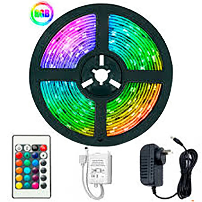 FITA LED - 5m Ultra Rgb 3528 Waterproof Led Tape + Control With Source